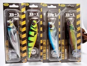 Hybrida B1 Twitchbait Wobbler 13cm 35g Slow Floating Pike HS WFOH BRO-UV BRH DÖB - Bild 1 von 9