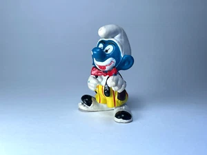 Puffi CLOWN 20033 Schleich Peyo Hong Kong statuina PVC originale d'epoca - Foto 1 di 10