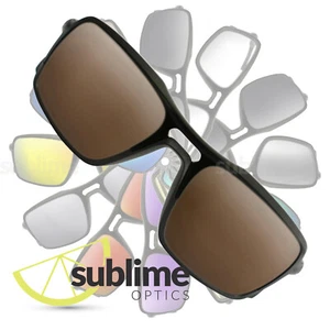 POLARIZED Dark Brown Replacement Lenses for Oakley Triggerman  ~ Bronze OO9266 - Picture 1 of 5