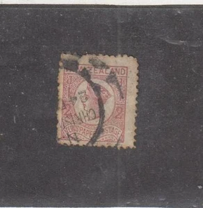 NUEVA ZELANDA (MK6825) # P1 FVF-USADO 1/2p QV SELLO DE PERIÓDICO/ROSE CAT VALOR $48 - Imagen 1 de 1