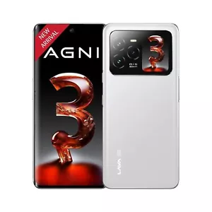 Lava Agni 3 5G Factory Unlocked Dual SIM-Dual AMOLED Display-256GB STORAGE-Grey - Picture 1 of 6