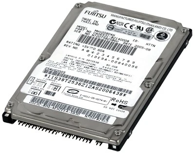 Fujitsu Hard Drive MHV2080AH 80GB 5400RPM 8MB ATA 2.5'' - Image 1 of 3