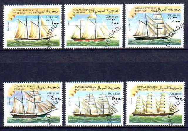 Bateaux Somalie 1998 (59) Yvert n° non répertorié oblitérés used - Photo 1/1