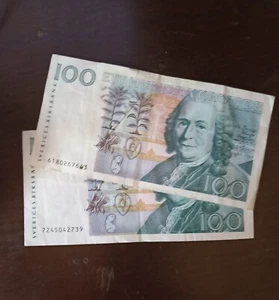 Schweden 2 X 100 kronor - Bild 1 von 1