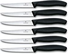 Victorinox Confezione 6 coltelli bistecca Filo dentato 6.7833.6 (swiss Made)