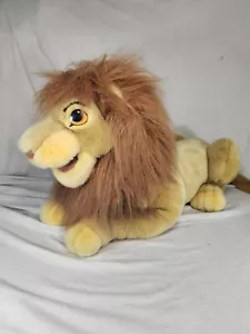 Vintage Walt Disney Lion King Mufasa Plush Puppet 22” Stuffed Animal Toy Large - Picture 1 of 5