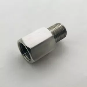 "Adaptador de aire agua de aire" macho a métrico M10X1 M10X1.0 hembra de montaje de tubería de 1/8"" NPT macho a métrico - Imagen 1 de 4