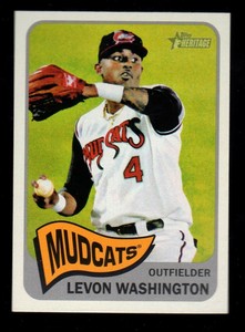 2014 Heritage Minors LeVon Washington Mudcats / Cleveland Indians