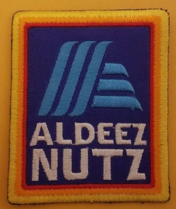 ALDI ALDEEZ NUTZ Embroidered Patch 2.5x3" - Picture 1 of 2