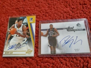 RUDY GAY AUTOGRAPH CARDS - Picture 1 of 2