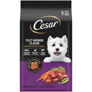 Cesar Filet Mignon and Spring Vegetables Dry Dog Food, 5 lb Bag - Picture 1 of 10
