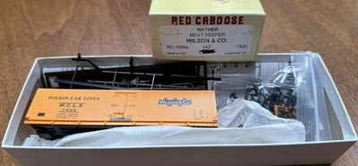 Red Caboose HO Kit #RC-1009e Mather Meat Reefer Wilson & Co 7520 NIB NY - Image 1 of 4
