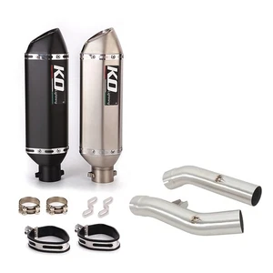 For YAMAHA FJR1300 2001-2023 Exhaust System Mid Link Pipe With 51mm Mufflers L&R - Picture 1 of 14