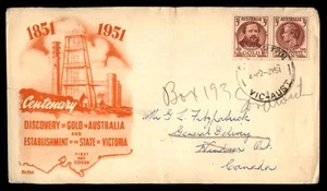 Mayfairstamps Australia FDC Discovery Gold State Victoria Men Combo First Day Co - Picture 1 of 2