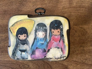 DeGrazia Wood Plaques Art Vintage 5” 3 3/4”-Sandstone Creations-The Sun Gallery. - Picture 1 of 5