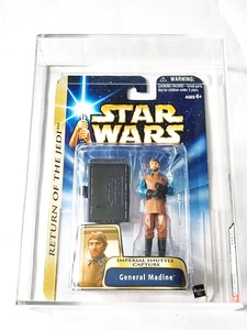 2004 HASBRO STAR WARS ROTJ SAGA GOLD GENERAL MADINE GRADED AFA U90 UNCIRCULATED - Bild 1 von 5