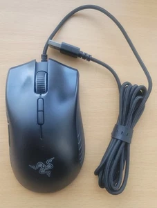 Razer Mamba Wireless Gaming Mouse RC30-027101 Black with Cable TESTED No Dongle - Picture 1 of 7