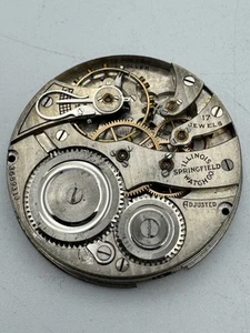 Vintage Illinois 16s 17J Grade 305 Pocket Watch Movement For Parts Or Repair - Picture 1 of 7