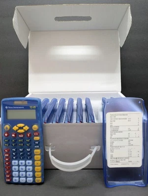 Texas Instruments TI-15 Explorer Elementary Calculator Teacher's Kit 10 Box Lot - Image 1 of 4