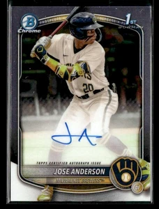 2025 Donruss Chrome #CPA-JA Jose Anderson Prospect Autos - Picture 1 of 2