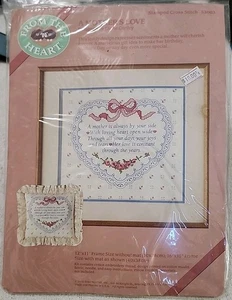 Dimensioni dal Cuore "Amore di una Madre" 53003 Kit Punto Croce Stampato - Foto 1 di 9