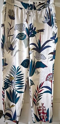 Tory Burch Women’s Size 12 Pants NWT Silk, Floral, Adele Pant, Dress Slacks - Image 1 of 4