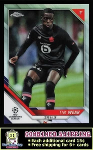 2021-22 Topps Chrome UEFA Champions League Refractor #189 Tim Weah LOSC Lille - Bild 1 von 2