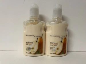 Bath & Body Works Pleasures Lot of 2 Pearberry Body Lotion 8 oz 97% Full - Picture 1 of 2