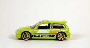 Hot Wheels '90 Honda Civic EF Green No Package - Picture 1 of 3