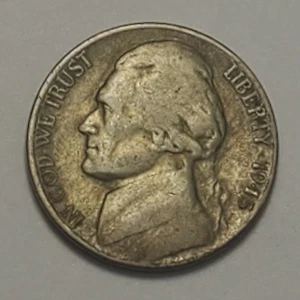 Nicer 1945 D Jefferson Head "silver" Nickel - Picture 1 of 2