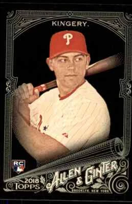 2018 Topps Allen & Ginter X RC Rookie Scott Kingrey Philadelphia Phillies #167 - Image 1 of 2