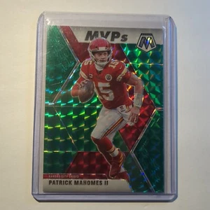 Panini Mosaic 2020 fútbol americano #297 Patrick Mahomes Jugador Más Vp Green Prizm KC Chiefs - Imagen 1 de 6