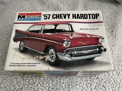 1991 Monogram '57 Chevy Hardtop 1/24 Scale Model Kit #2225 - Image 1 of 4
