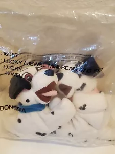 Disney Store 101 Dalmations 8" Bean Bag Plush Set of 2 Jewel + Lucky - Picture 1 of 2