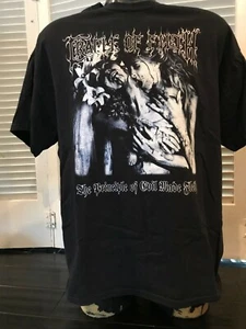 Camisa Cradle of Filth Evil Made Flesh Tour Talla XL Rock Satánico Metal - Imagen 1 de 5