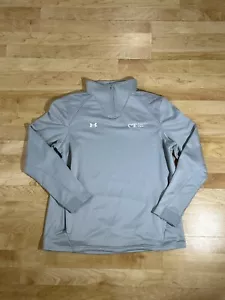 Mens Under Armour Golf Sweatshirt Gray Sweater Fleece 1/4 Zip size XL - Picture 1 of 5