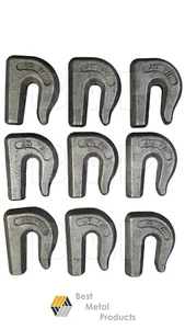9 Weld on Grab Chain Hooks 3/8" WLL 6,600 Bucket Trailer Rigging 0900104 - Picture 1 of 3