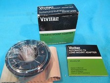 NOS VIVITAR MINOLTA M/SR TX LENS MOUNT ADAPTER 35-5210 MADE IN JAPAN