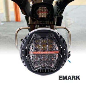 7 Zoll Motorrad LED Scheinwerfer für Harley Touring Road King Ultra Classic - Bild 1 von 11