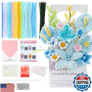 ERNTRNL Pipe Cleaners Craft - Pipe Cleaners Flower Making Kit, Pipecleaners C - Picture 1 of 5