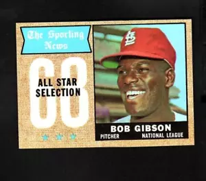 3234* 1968 Topps # 378 Bob Gibson AS NM-MT - Picture 1 of 2