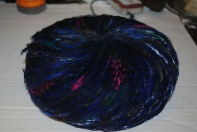 Sombrero pastillero para dama Mr John Boutique marca azul oscuro Foto 1 de 4