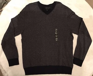 Marc Anthony Herren Slim Fit Kaschmir V-Ausschnitt Lxry Blnd Lg Slv Pullover Gr: XL Neu mit Etikett - Bild 1 von 4