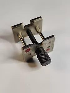 Slick No. 4 Uhrmacher doppelseitiger Uhrwerkhalter sehr guter Zustand gebraucht bis 21 mm - Bild 1 von 8
