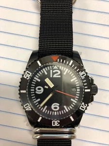 Custom All Black Sapphire Glass with SII (Seiko) NH35 Automatic Brand New!!!! - Picture 1 of 5
