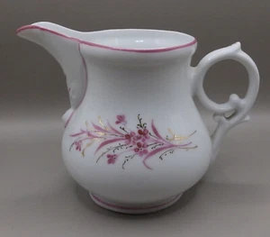 Milchkännchen Porzellan mit Blumen Dekor Höhe 13 cm gebraucht - Bild 1 von 6