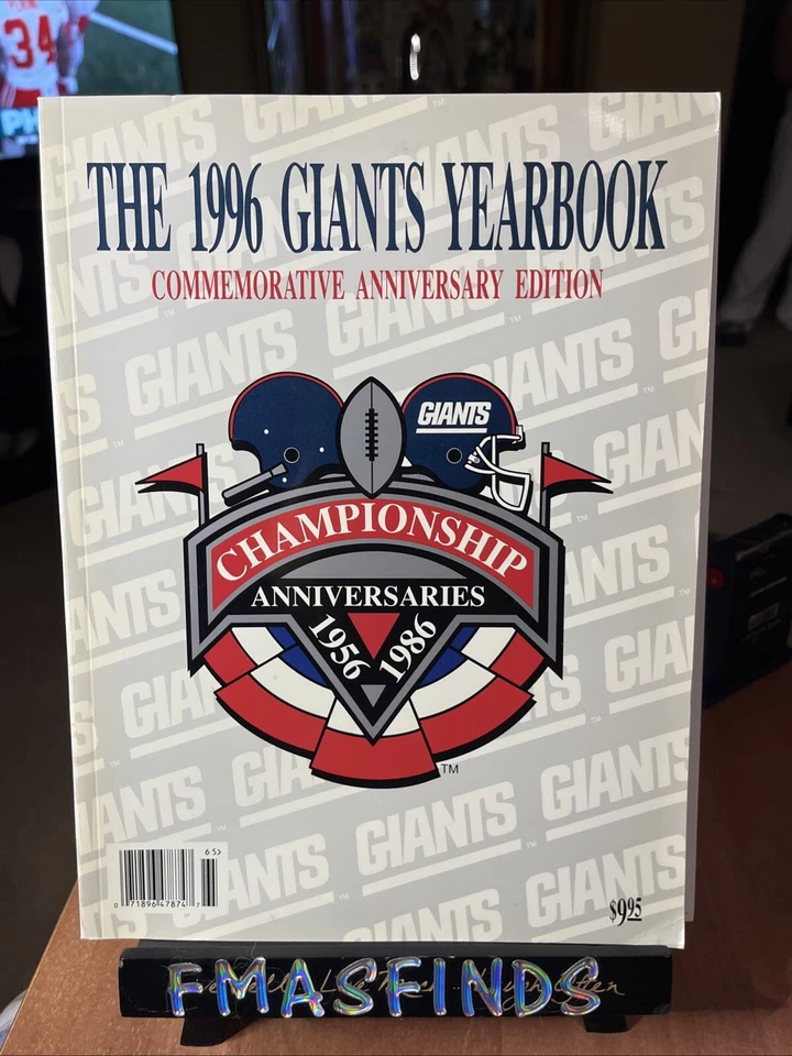 P3 1996 NEW YORK GIANTS Football Yearbook - Image 1 of 1