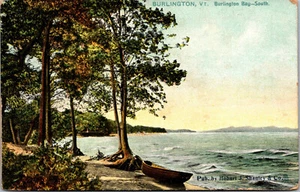 Vtg Burlington Vermont VT Burlington Bay South 1910s Raphael Tuck Postcard - Picture 1 of 2