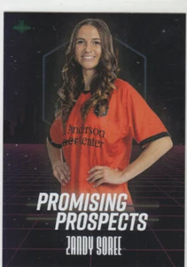 2021 Parkside NWSL Promising Prospects Purple #3 Zandy Soree - Dash-Belgium Nat. - Picture 1 of 1