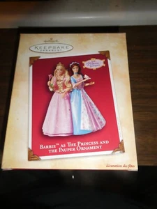 Barbie como la princesa y el mendigo adorno coleccionables de colección 2004 con sello - Imagen 1 de 4